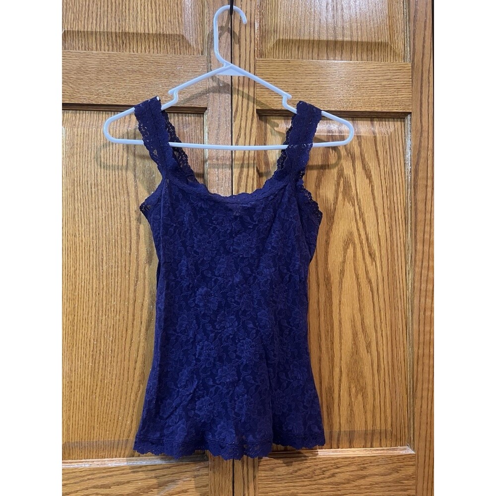 Hanky Panky Women’s Purple/ Violet Floral Lace Camisole Tank Top